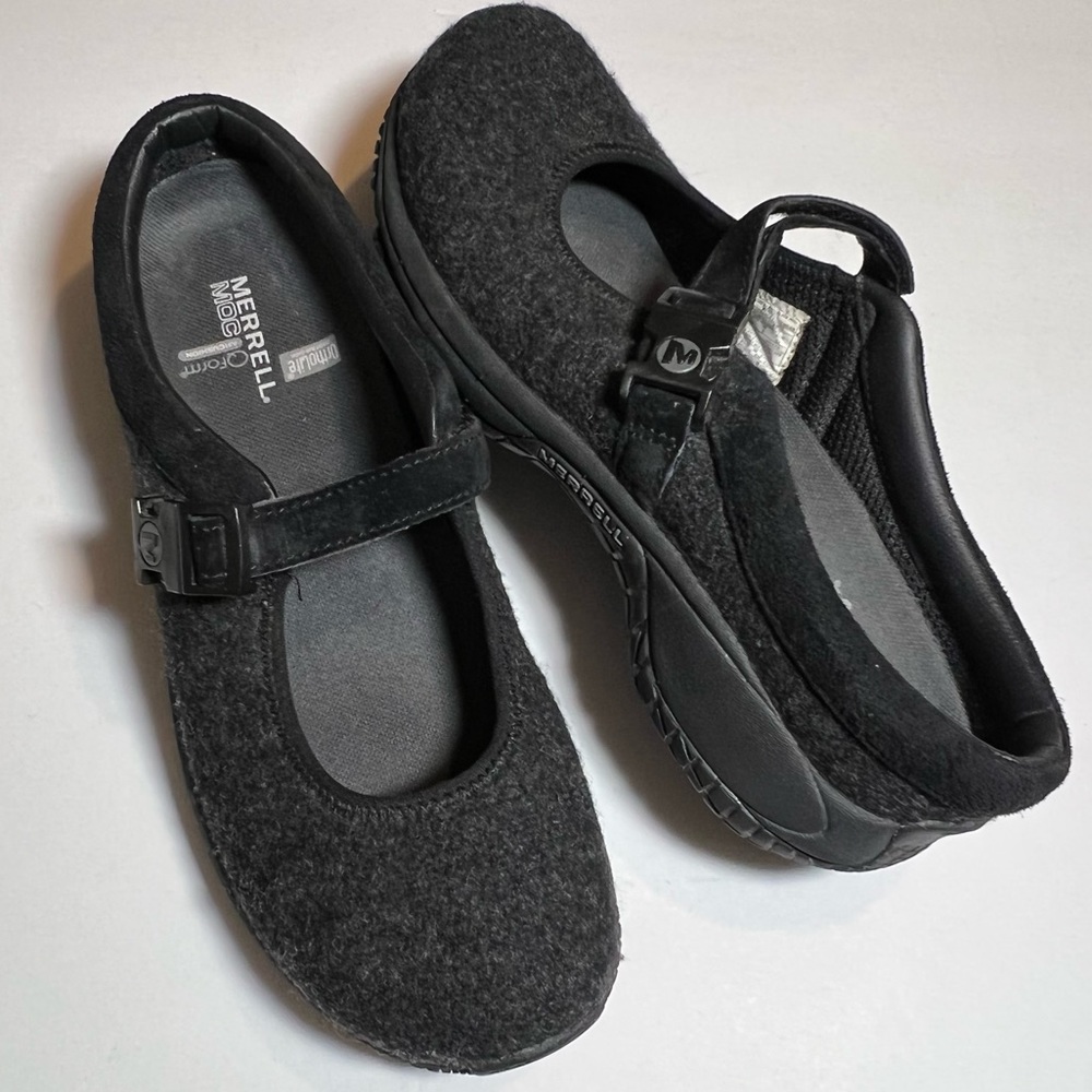 Merrell Wool Encore Maryjanes Black Size 10.5